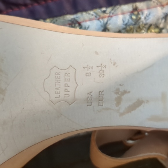 SASHA LONDON* genuine leather strappy side buckle sandal size 8.5 ladies - Picture 7 of 12